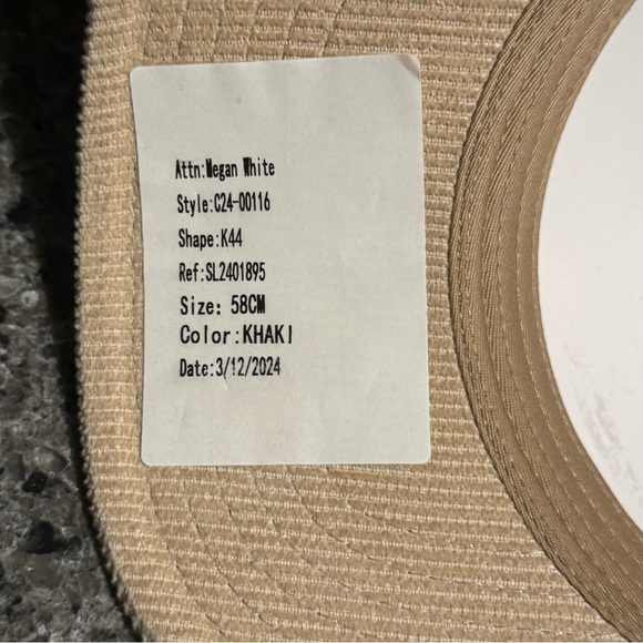 Krispy Kreme Corduroy Tan hat with adjustable SnapBack closure- - Picture 6 of 10